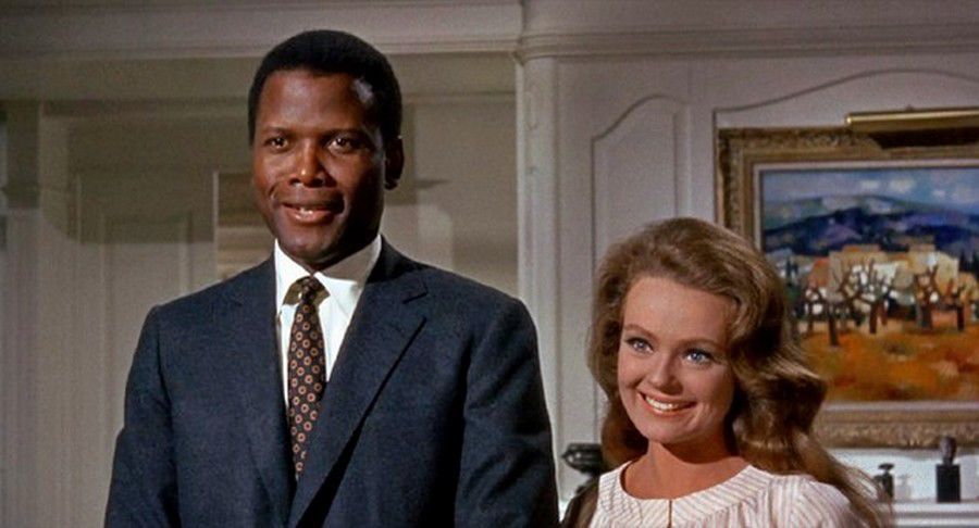 Sidney Poitier and Katherine Houghton